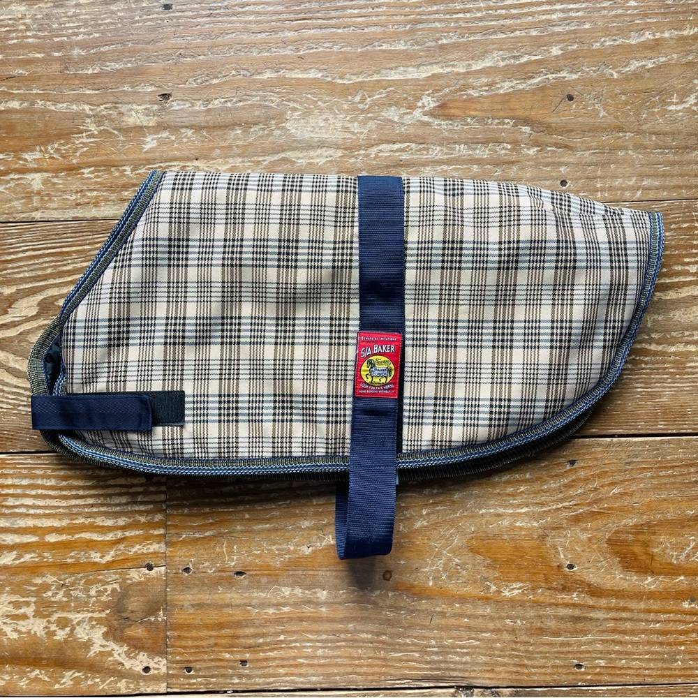 Baker plaid dog blanket